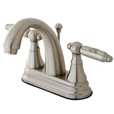 Kingston Brass KS7618GL 4" Centerset Bathroom Faucet, Brushed Nickel KS7618GL